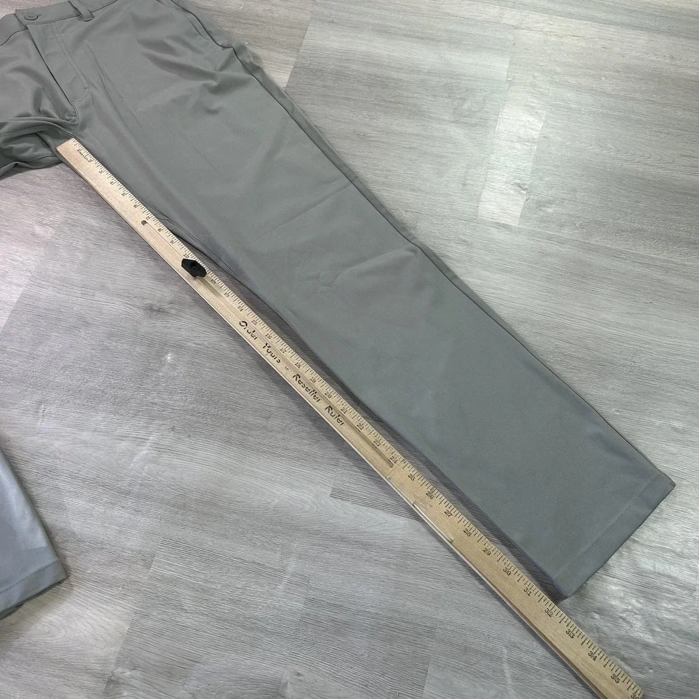 SKYR Pants Mens 32x32 Gray Slim Fit‎ Stretch Golf Khakis Moisture Wicking